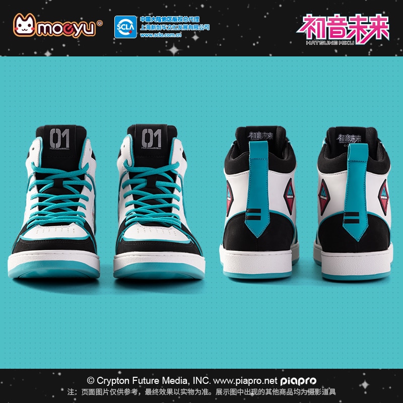 2022 Moeyu Anime Miku Shoes for Men Vocaloid Cosplay Male Sneakers Women Tennis Sports Athletic Shoe 3 - Miku Plush