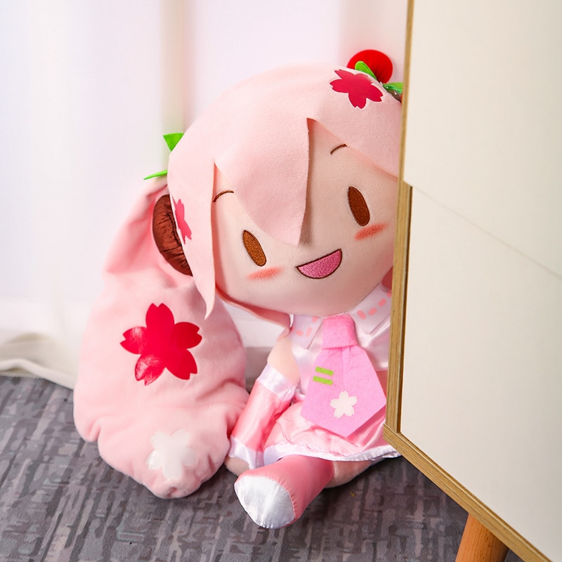 32cm Hatsune Miku Plush Doll Soft Stuffed Animals Lovely Cosplay Fufu Toys Birthday Chirstmas Gift for 2 - Miku Plush