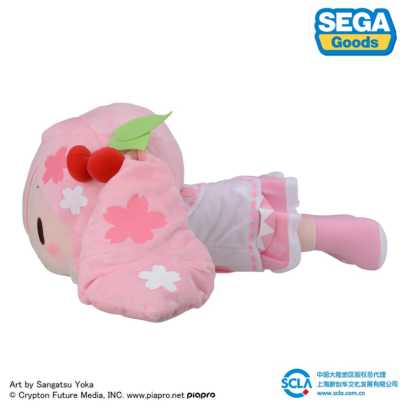 In Stock Original Sega SP Hatsune Miku Plush Toys Sakura Miku Fufu Dolls 30Cm Anime Figurine 2 - Miku Plush