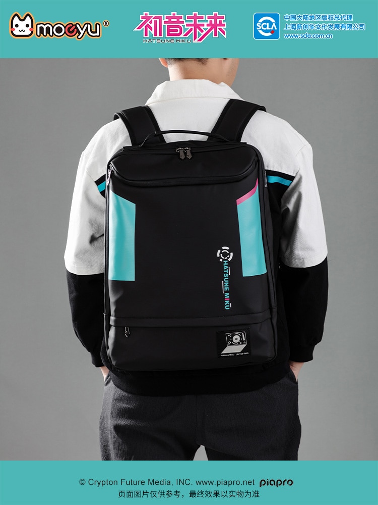 Moeyu Anime Miku Backpack School Shoulder Bag Student Laptop Travel Hiking Camping Rucksack Fashion Boy Girl 2 - Miku Plush