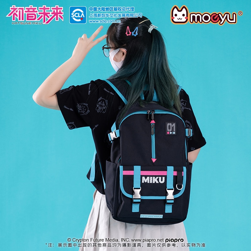 Moeyu Vocaloid Backpacks for Women Miku Bag Men s Backpack Anime Cosplay School Student Back Pack 2 - Miku Plush