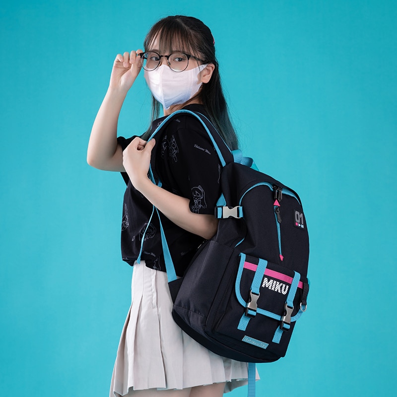 Moeyu Vocaloid Backpacks for Women Miku Bag Men s Backpack Anime Cosplay School Student Back Pack 4 - Miku Plush